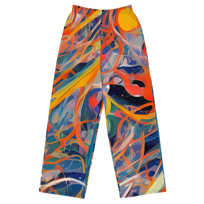 Wide-Leg Pants - Vivid Tangle