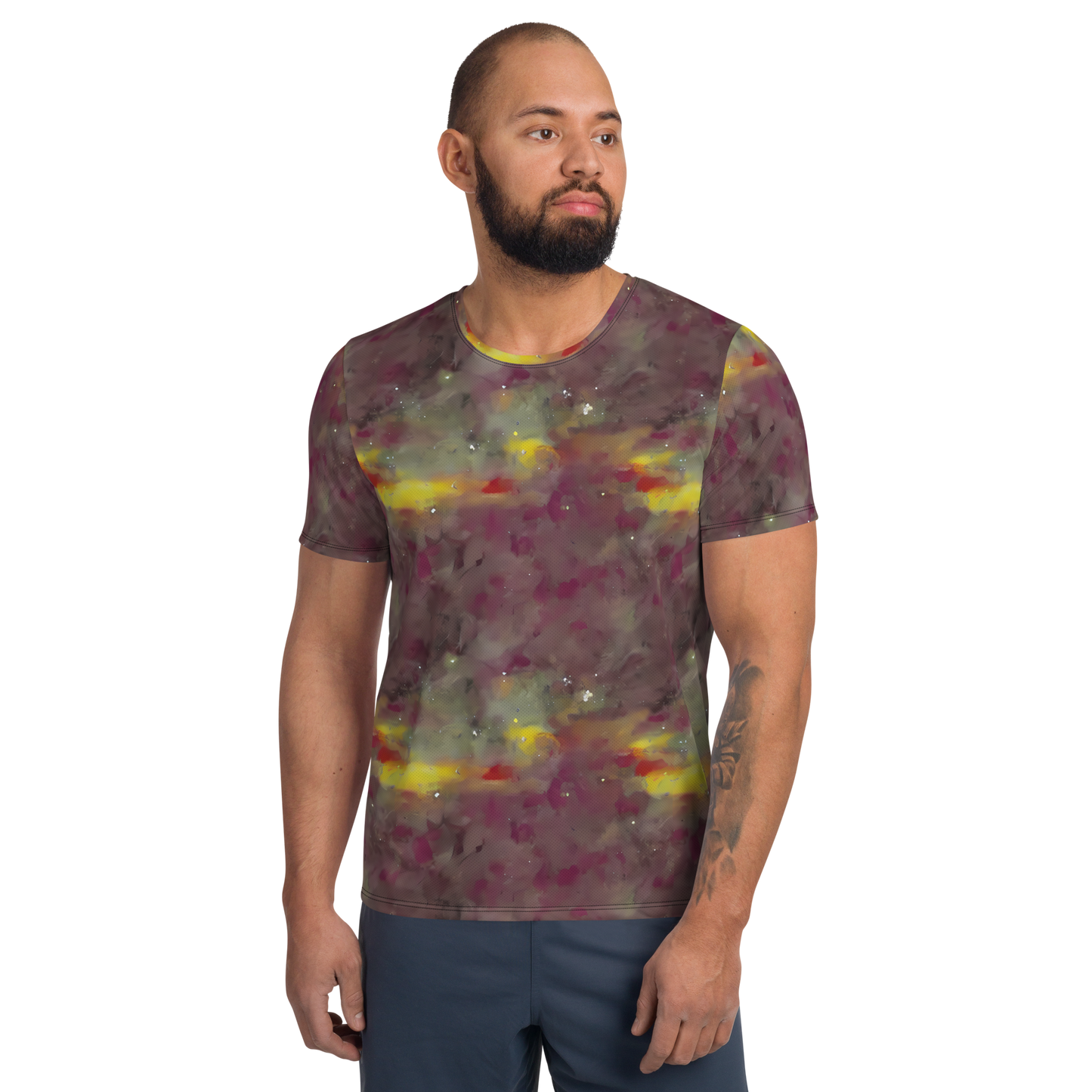 Men's Athletic T-Shirt - Whispers of Autumn