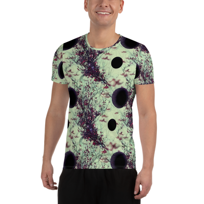 Men's Athletic T-Shirt - Celestial Bloom