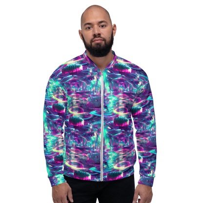 Bomber Jacket - Synthwave Surge