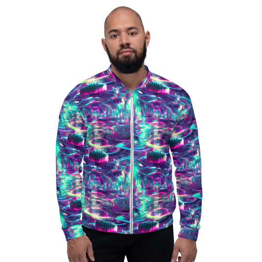 Bomber Jacket - Synthwave Surge