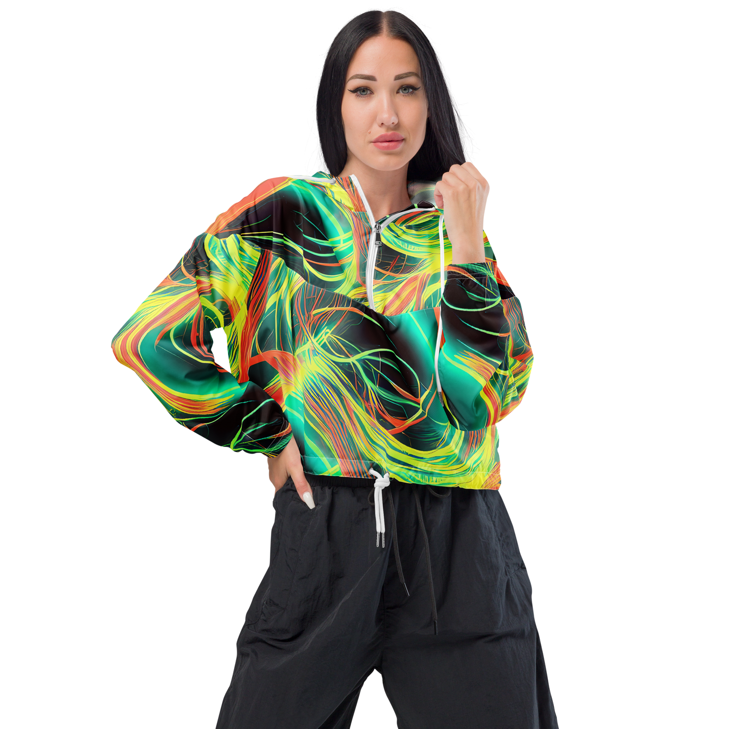 Women's Cropped Windbreaker - Vital Strands