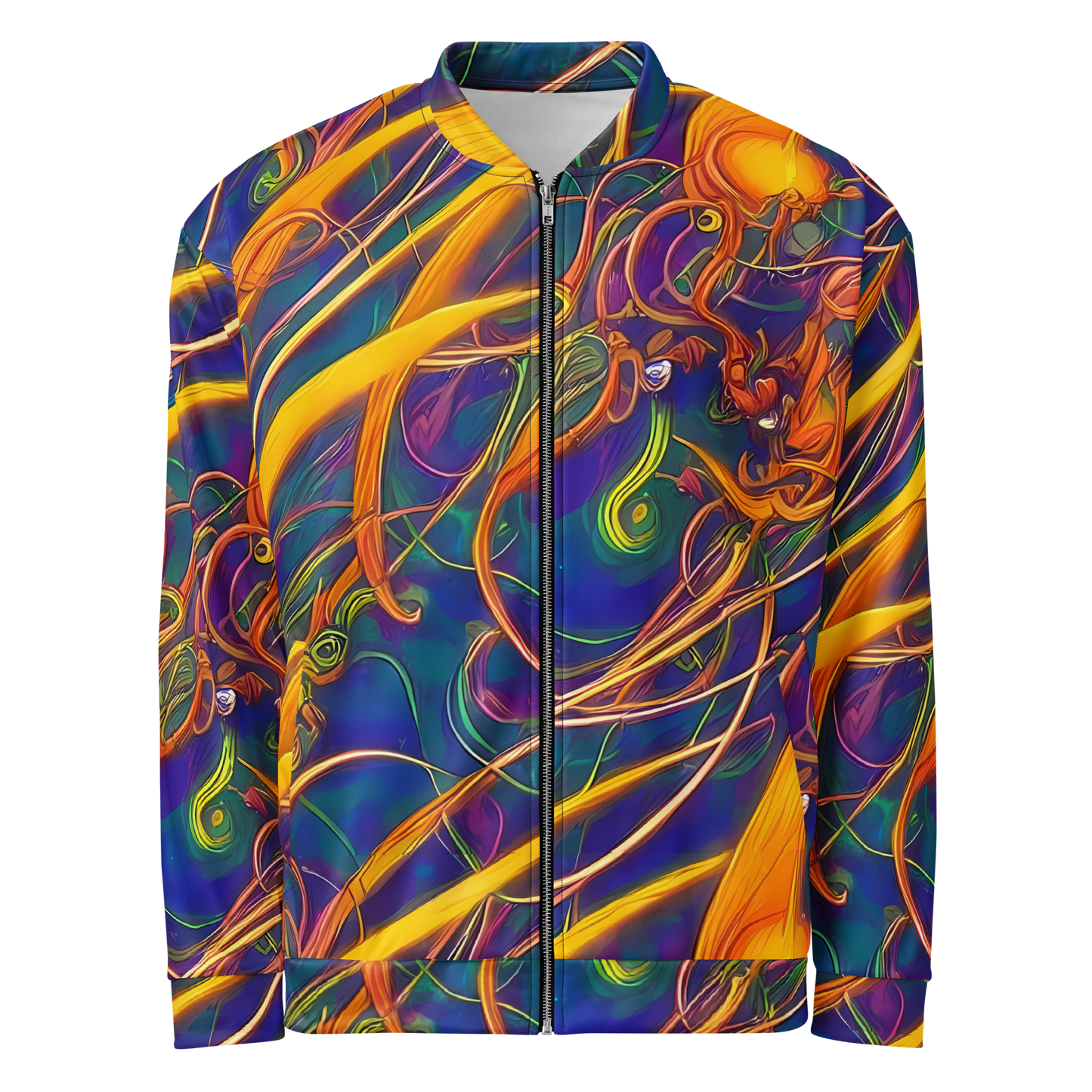 Bomber Jacket - Luminous Whirl