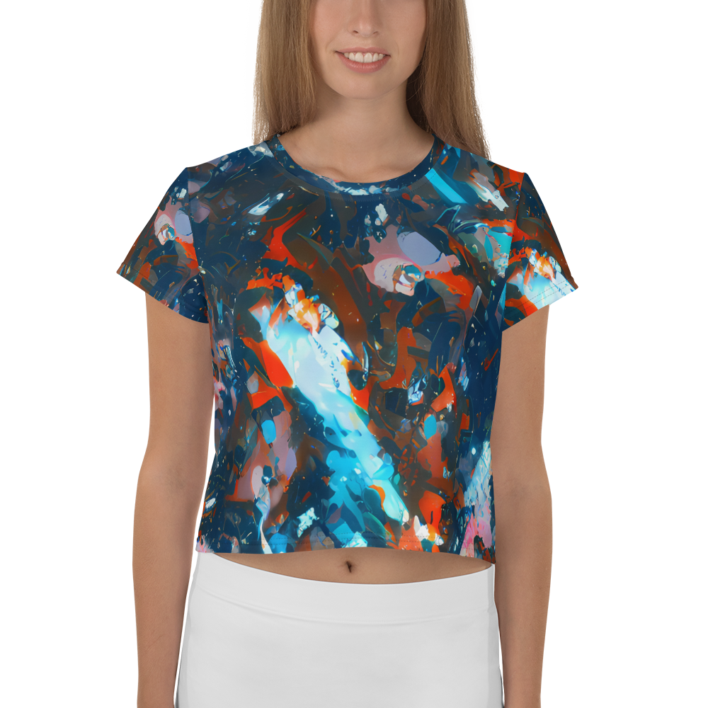 Women's Crop Tee - Ghenie's Whirl