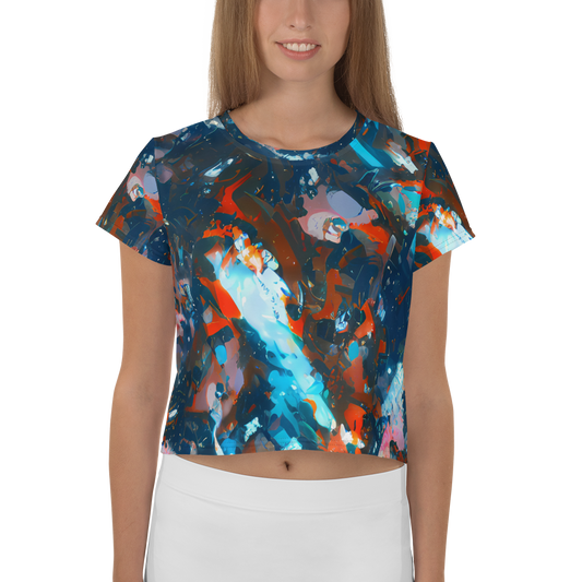 Women's Crop Tee - Ghenie's Whirl