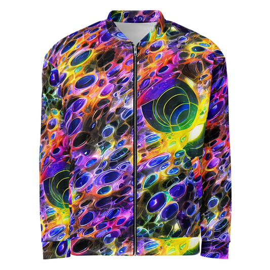 Bomber Jacket - Neon Orbits