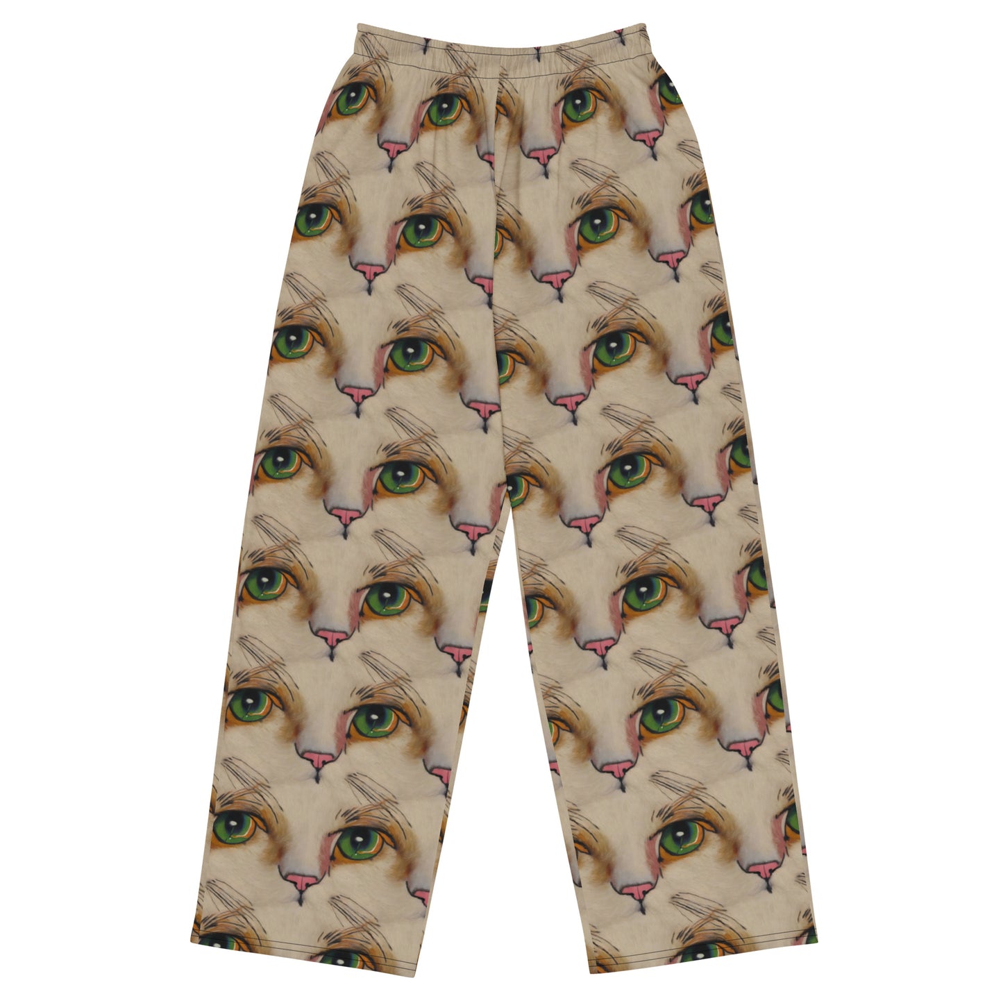 Wide-Leg Pants - Emerald Gaze