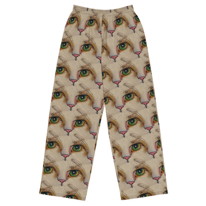 Wide-Leg Pants - Emerald Gaze