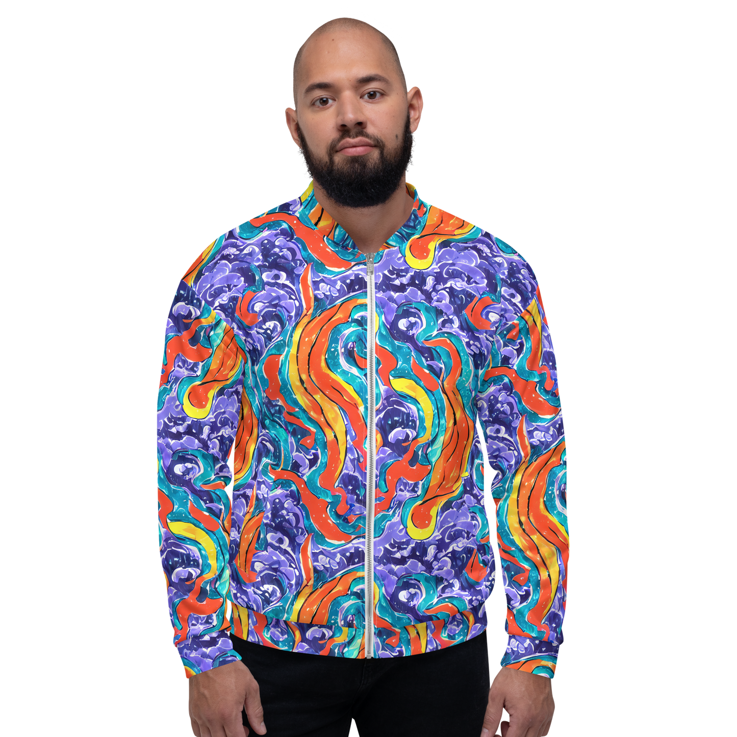 Bomber Jacket - Galactic Waves