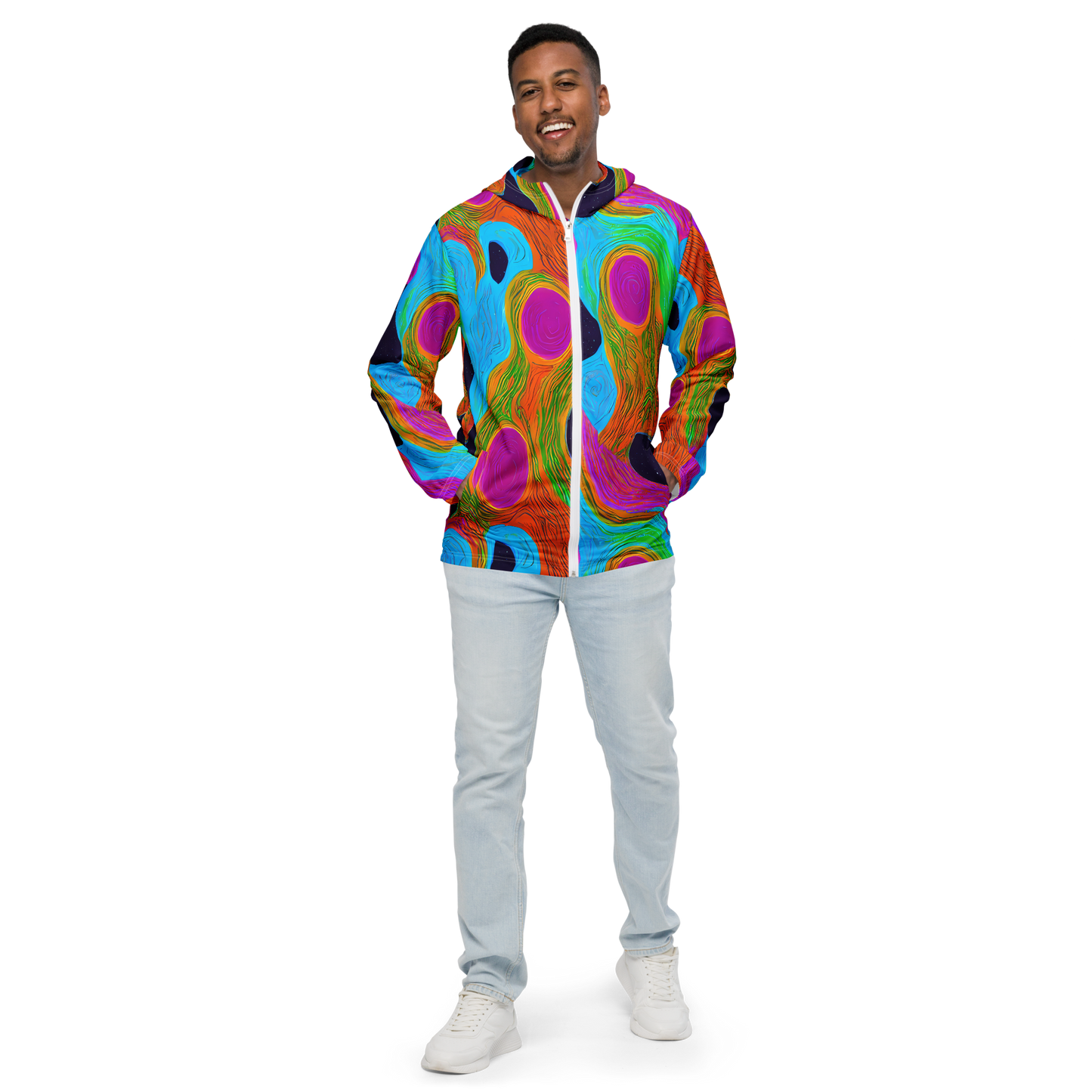 Men's Windbreaker - Galactic Harmony