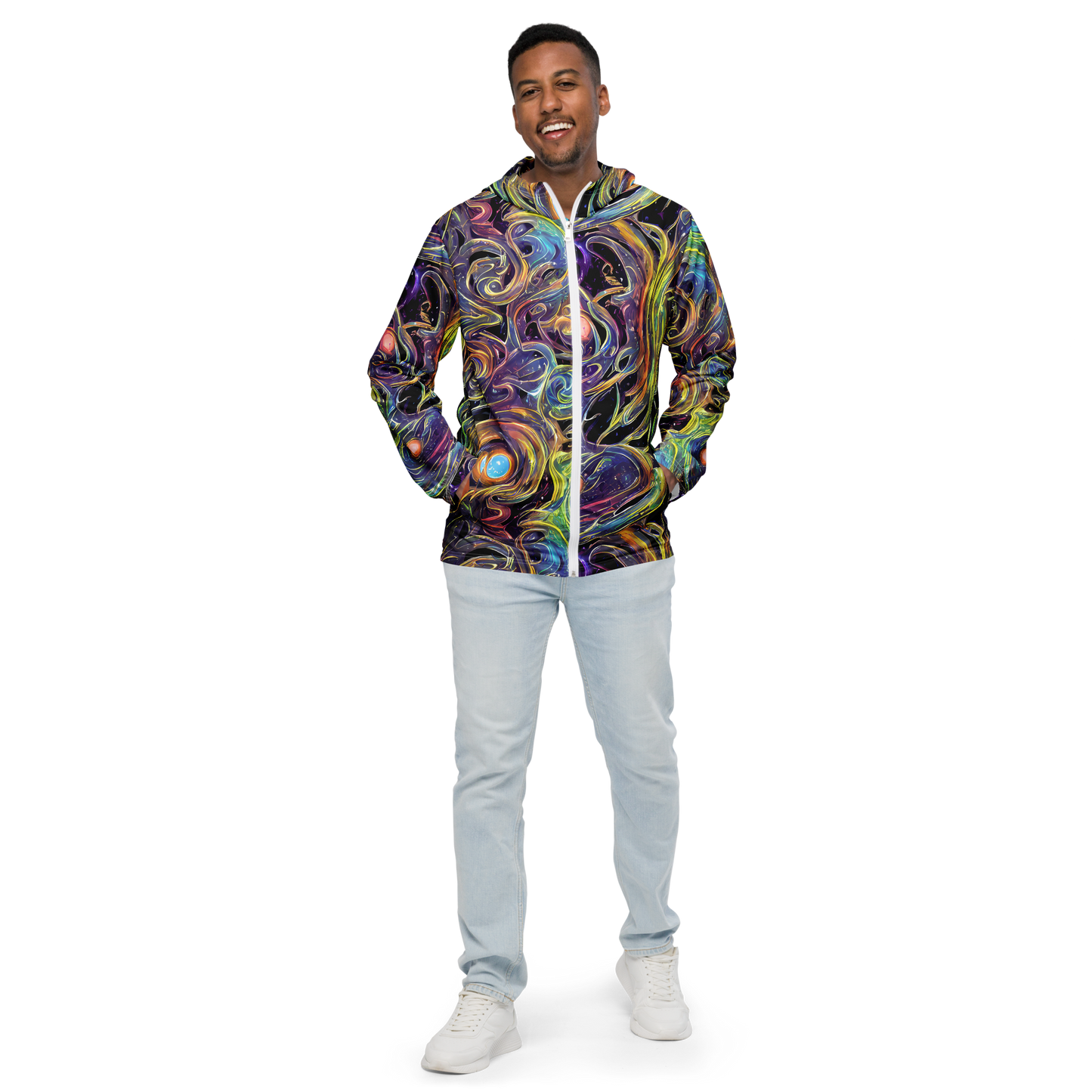 Men's Windbreaker - Lebacq Swirl