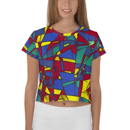 Women's Crop Tee - Vibrant Vexation