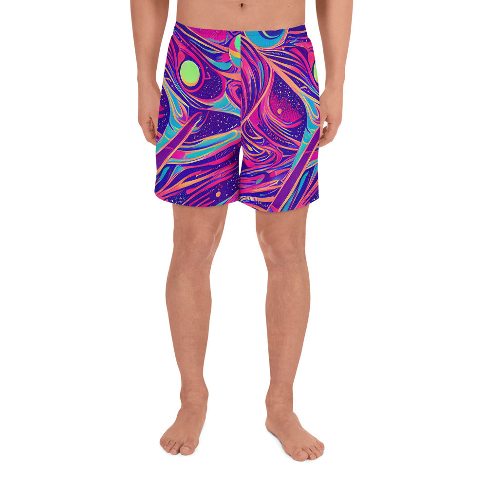 Men's Athletic Shorts - Nebula Noodles