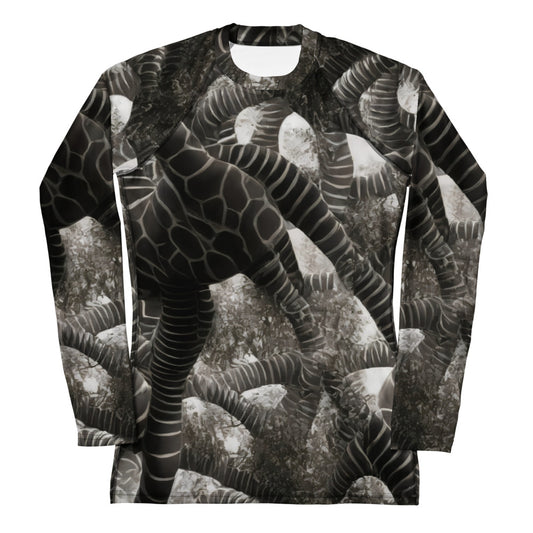 Women's Rash Guard - Serpent Symphony