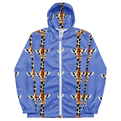 Men's Windbreaker - Giraffe Glow