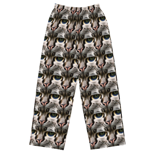 Wide-Leg Pants - Feline Mirage