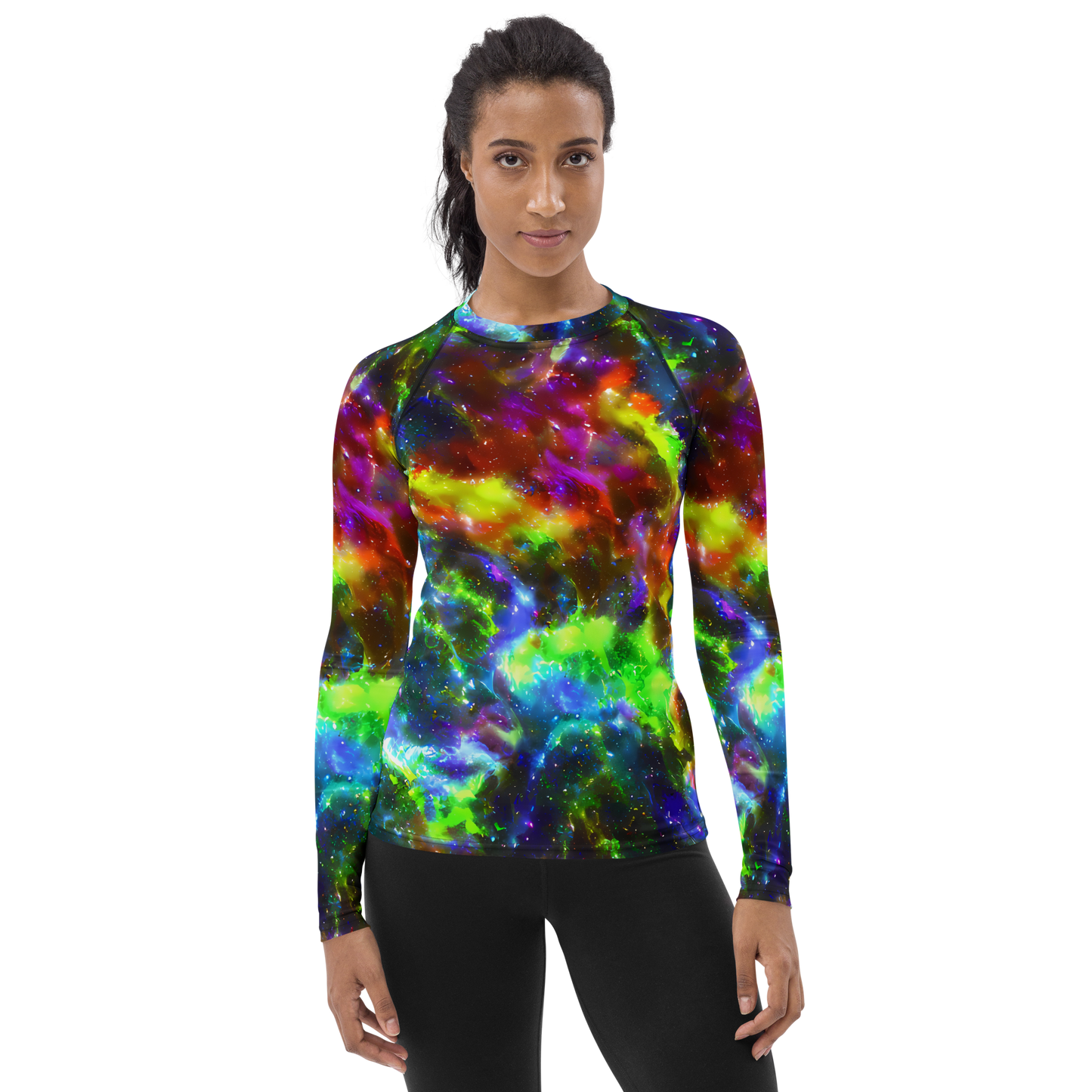 Women's Rash Guard - Neer Nebula