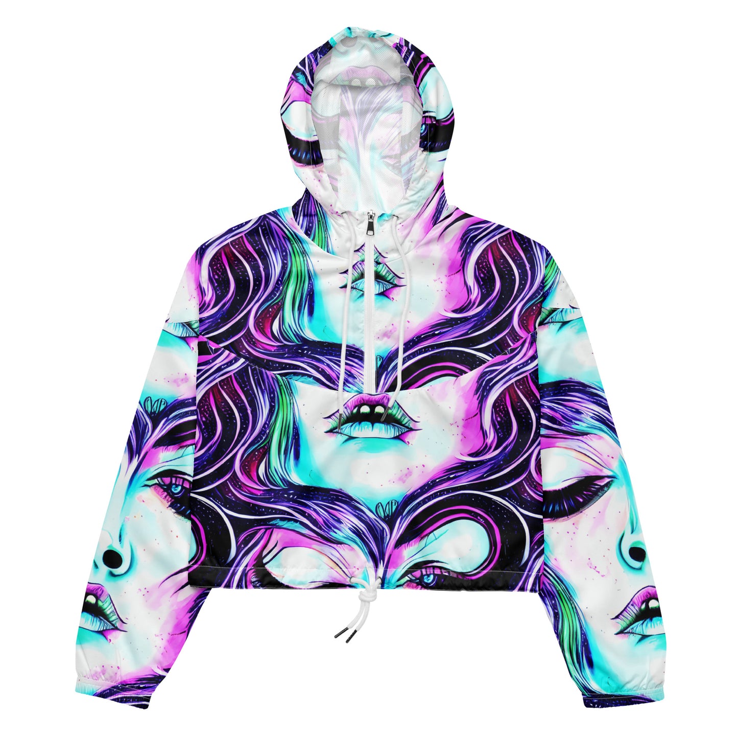 Women's Cropped Windbreaker - Chroma Soirée