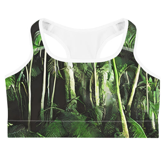 Sports Bra - Emerald Canopy