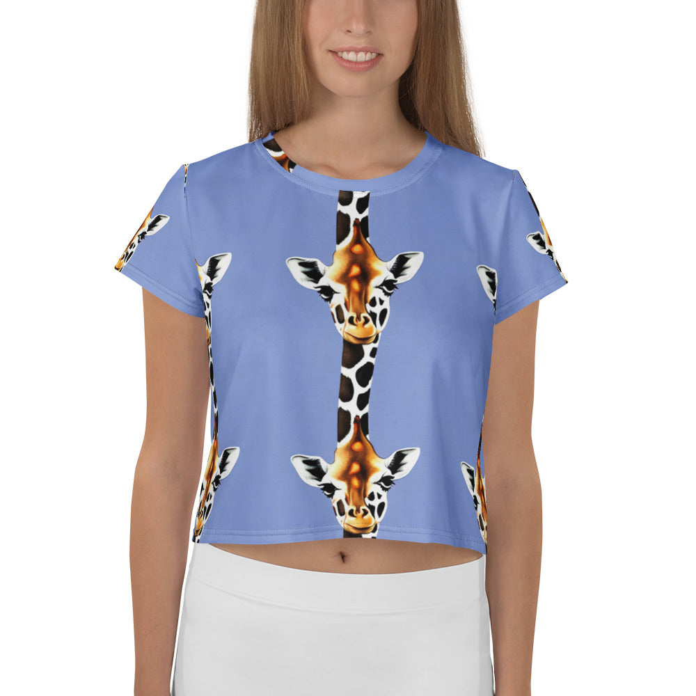 Crop Tee - Giraffe Glow