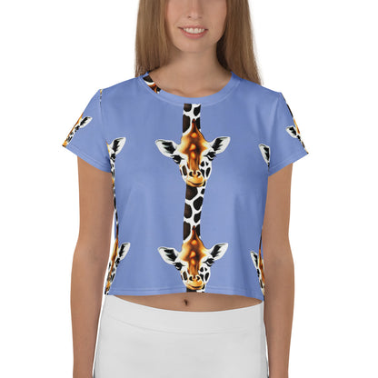 Crop Tee - Giraffe Glow