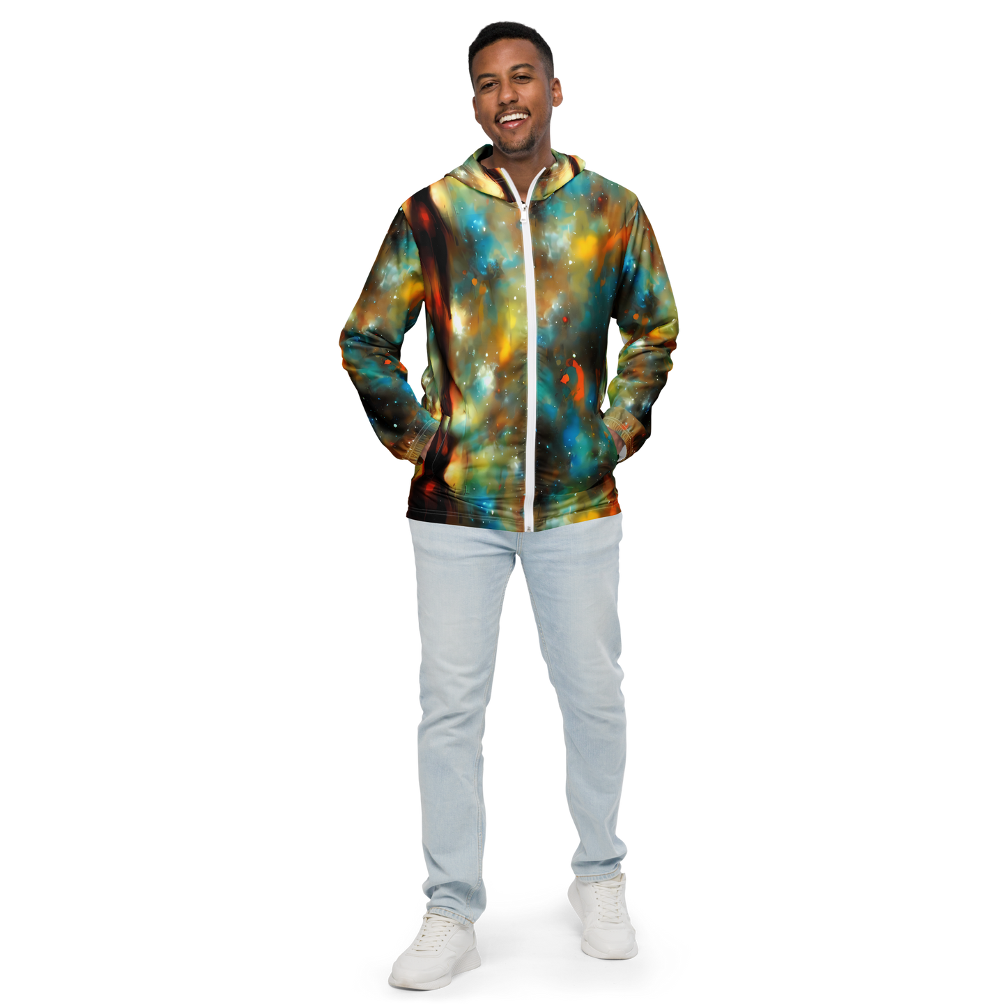 Men's Windbreaker - Abstract Tapestries