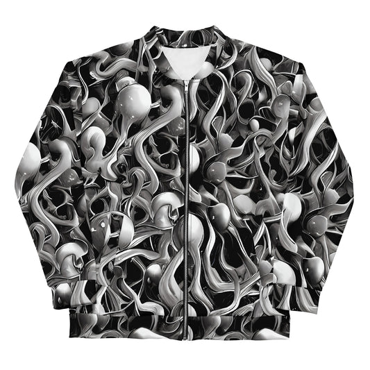 Bomber Jacket - Fluid Monochrome