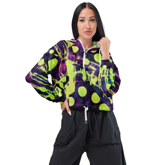 Women's Cropped Windbreaker - Douglas Dreams