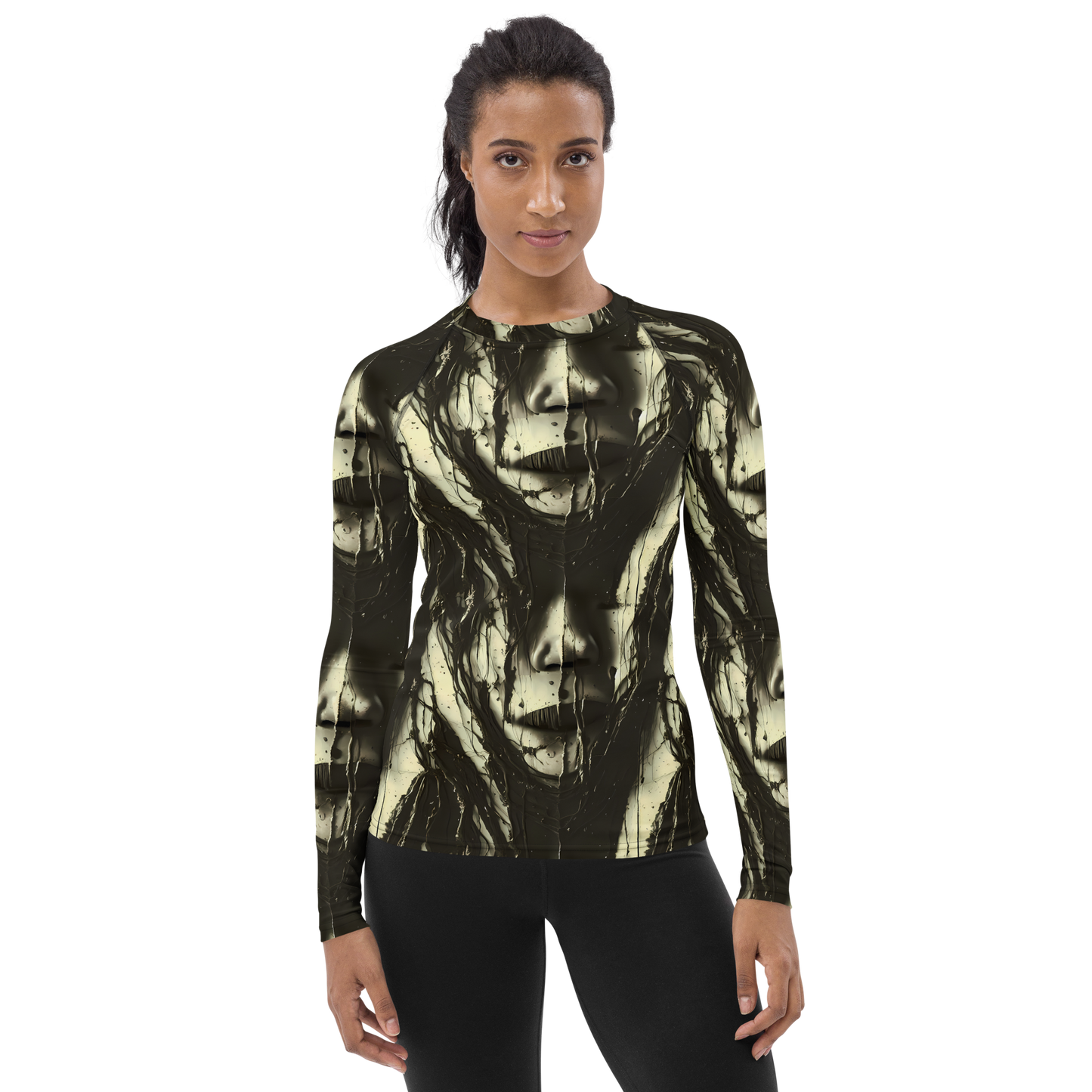 Women's Rash Guard - Eclipse Veil