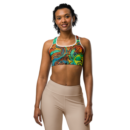 Sports Bra - Flaming Mirage