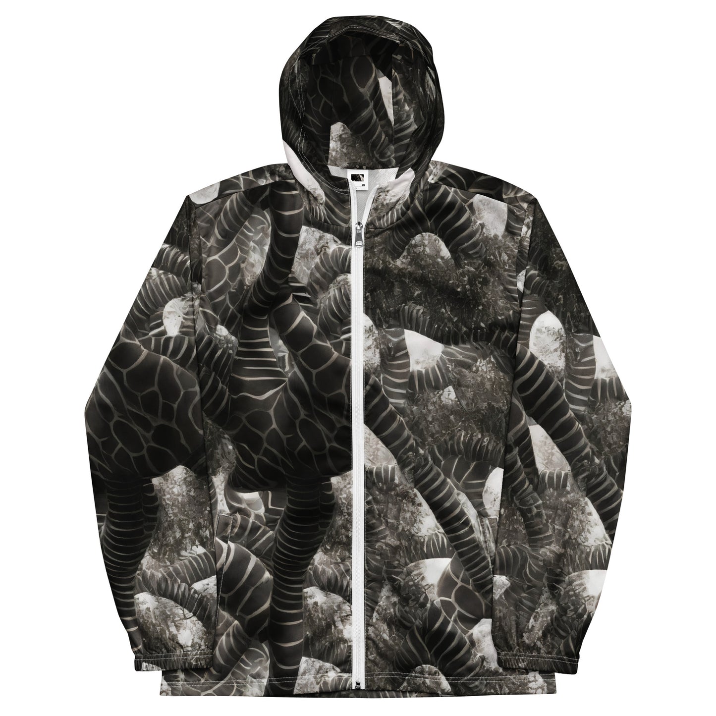 Men's Windbreaker - Serpent Symphony