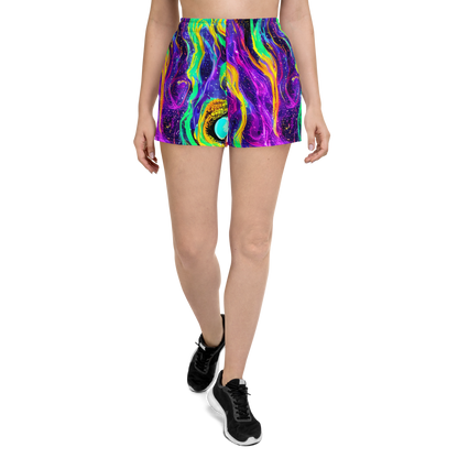 Women’s Athletic Shorts - Jackson Swirl