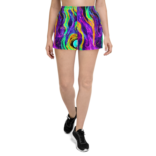 Women’s Athletic Shorts - Jackson Swirl