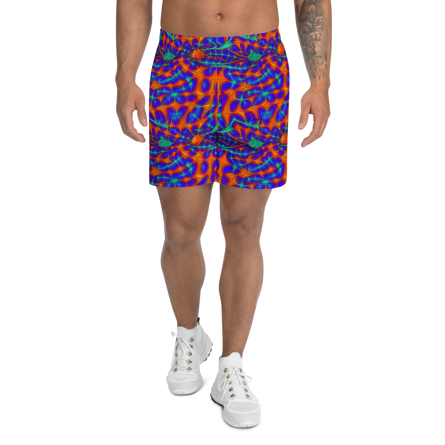 Men's Athletic Shorts - Nebula Tides