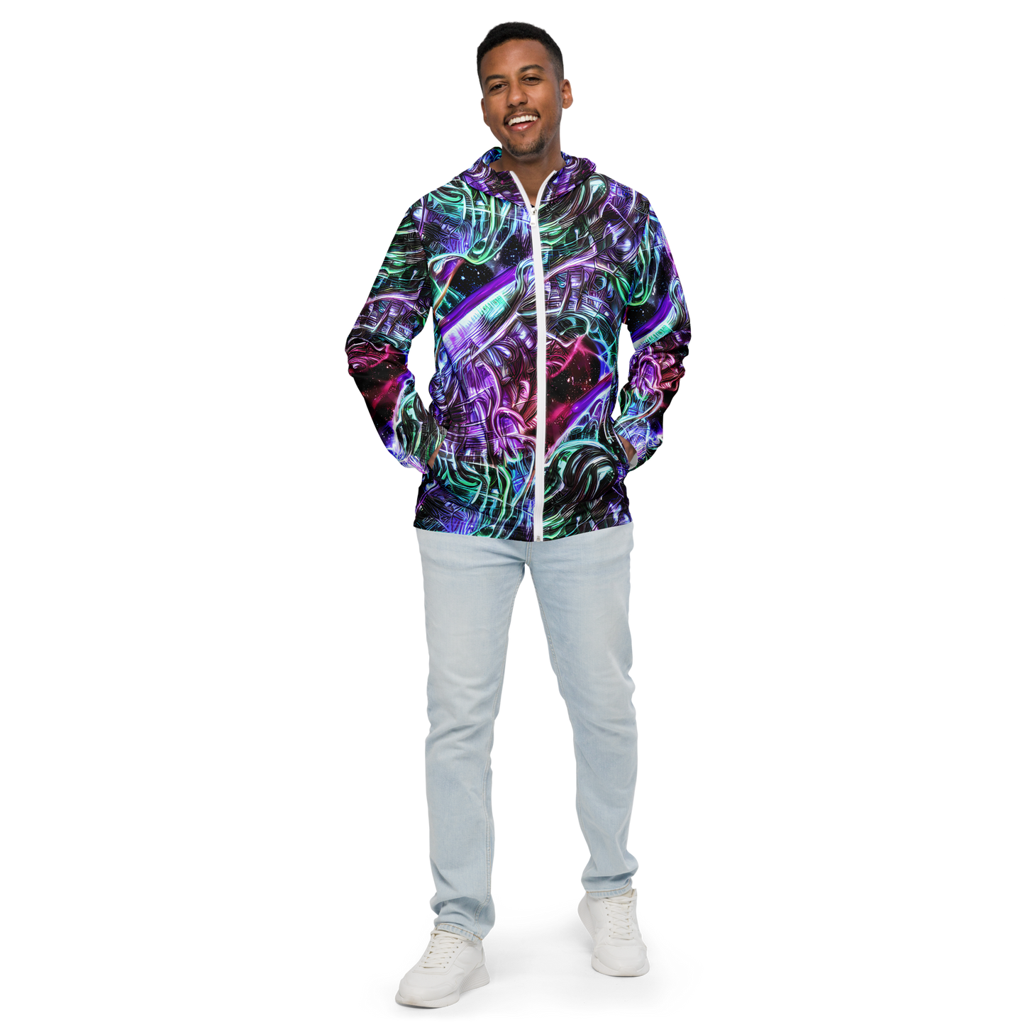 Men's Windbreaker - Nebula Fusions