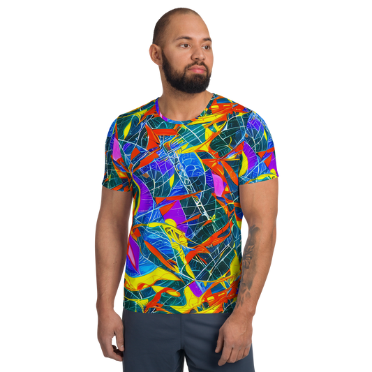 Men's Athletic T-Shirt - Arkhipov Waves