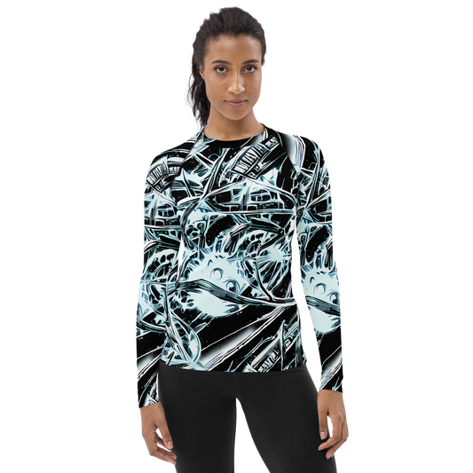 Women's Rash Guard - Frosted Infusion