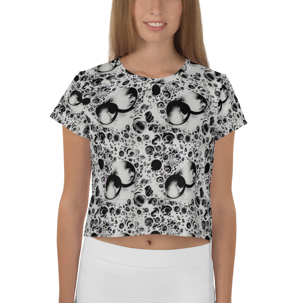 Women's Crop Tee - Crater Swirl