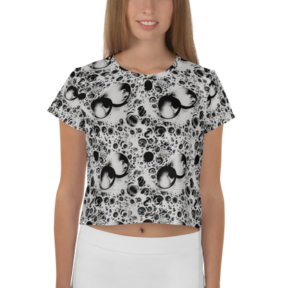 Women's Crop Tee - Crater Swirl