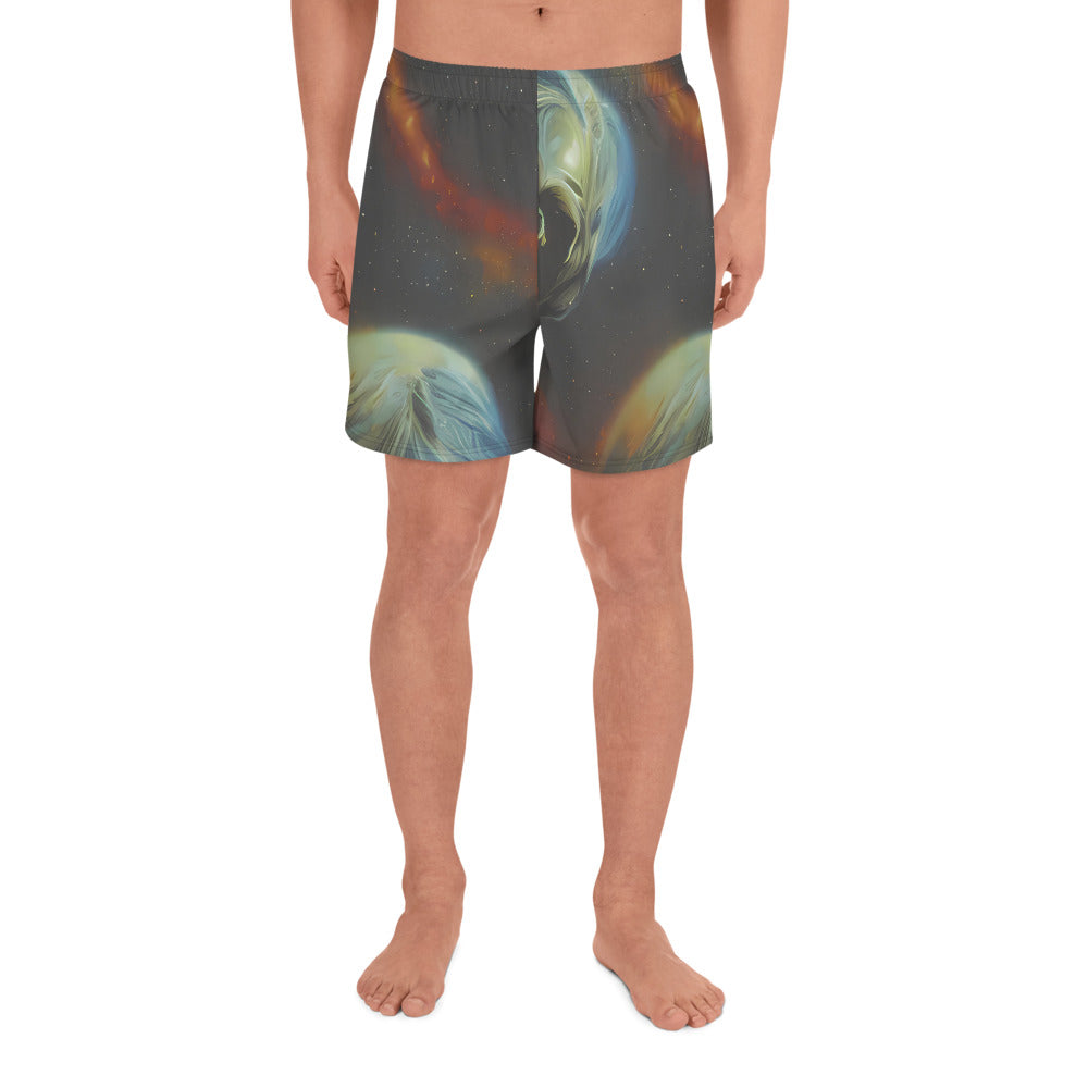 Men's Athletic Shorts - Ethereal Echoes