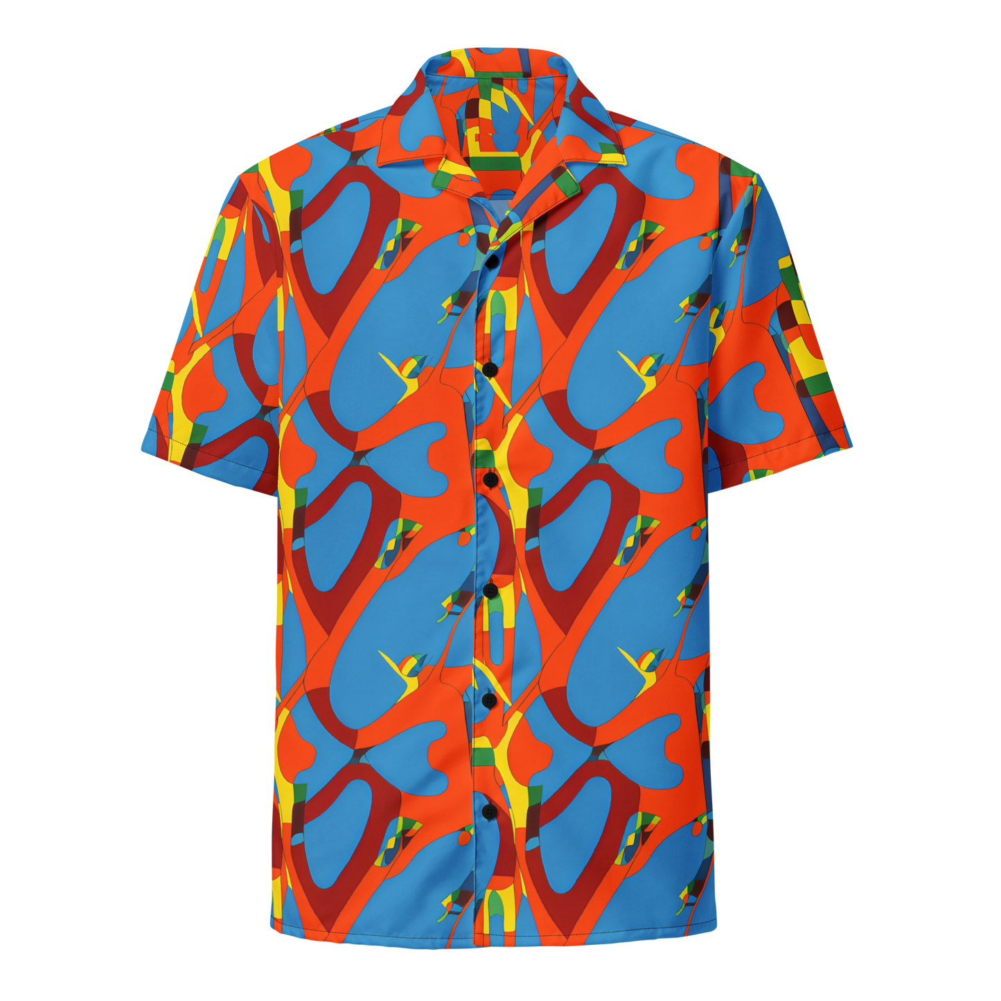 Button Shirt - Fire Ocean Fusion