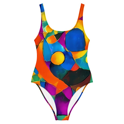 One-Piece Swimsuit - Galactic Jigsaw