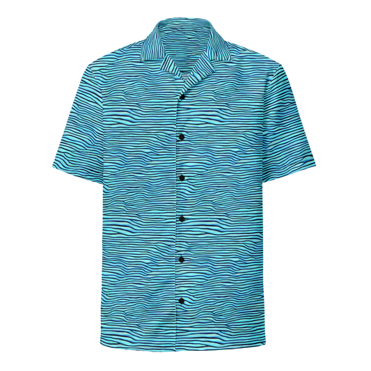 Button Shirt - Aqua Drift