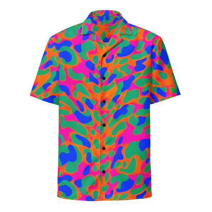 Button Shirt - Fluorescent Camouflage