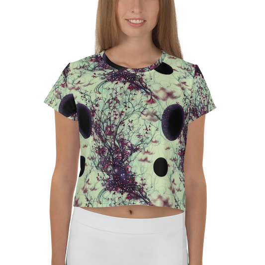 Women's Crop Tee - Celestial Bloom