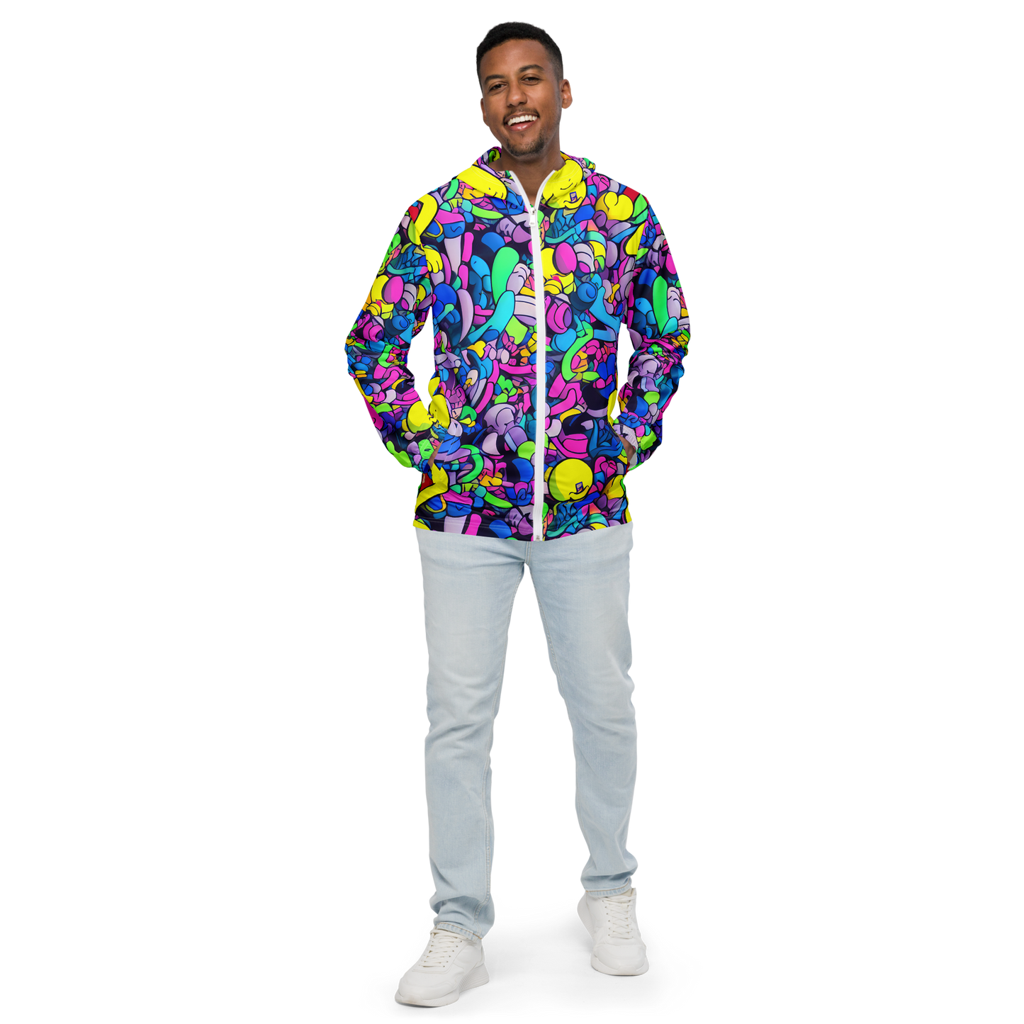 Men's Windbreaker - Radiant Revelation