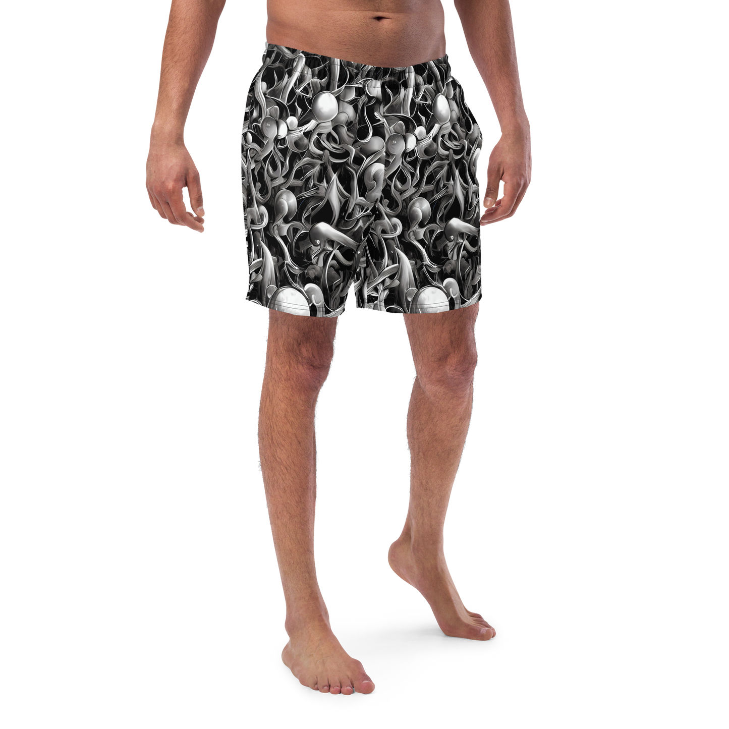 Swim Trunks - Fluid Monochrome
