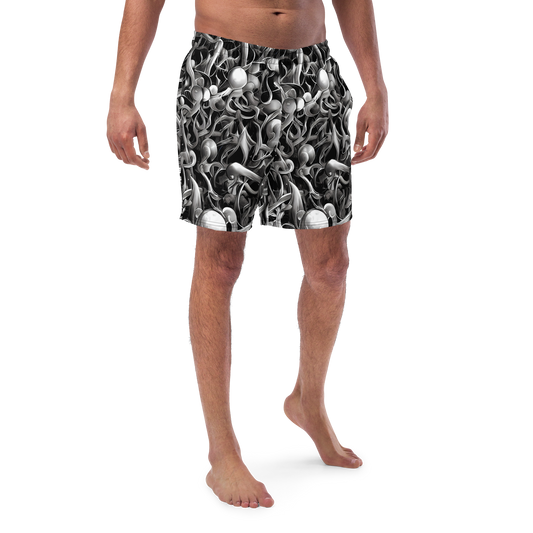 Swim Trunks - Fluid Monochrome