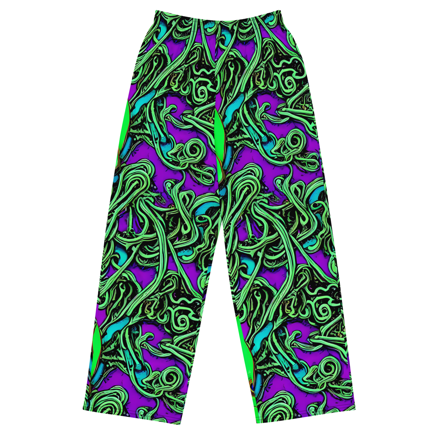 Wide-Leg Pants - Ghostly Labyrinth