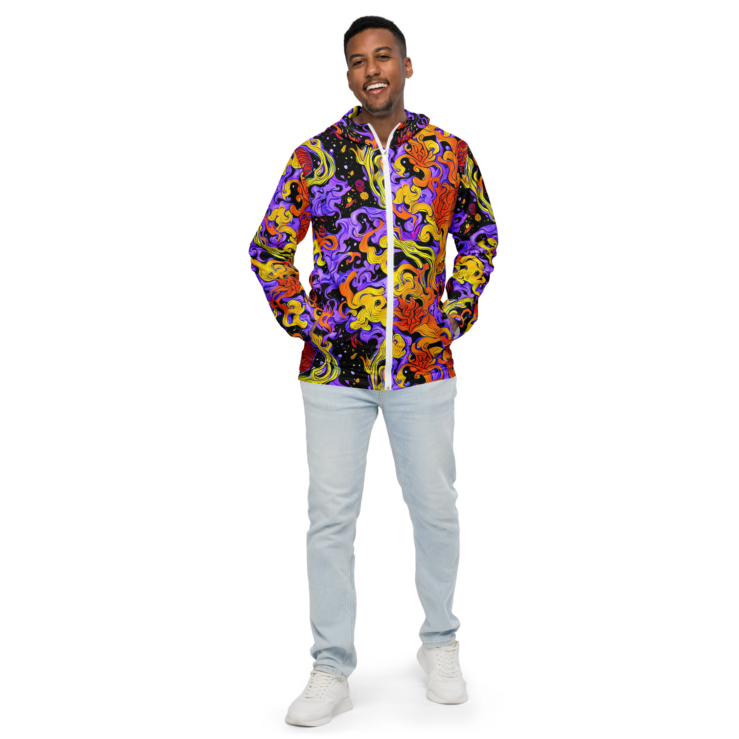 Men's Windbreaker - Bosschaert Swirl